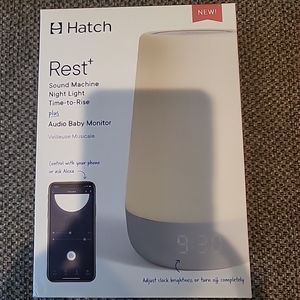 Hatch - sound machine, night light, audio monitor - new
